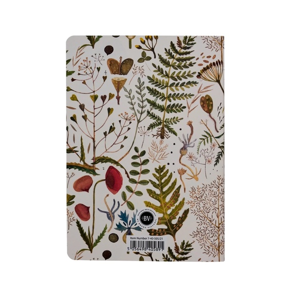 Greens & Flowers Botanical A5 Notebook – BV Bruno Visconti - Picture 5 of 5
